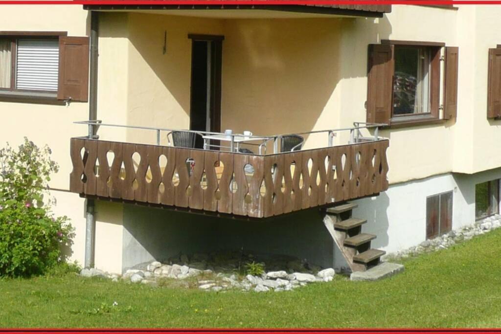 Appartement In Hus Signal Met Prachtig Uitzicht Op De Bergen Клостерс Экстерьер фото