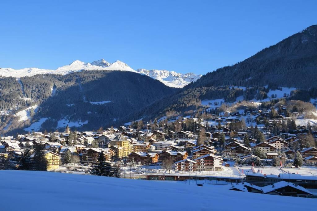 Appartement In Hus Signal Met Prachtig Uitzicht Op De Bergen Клостерс Экстерьер фото
